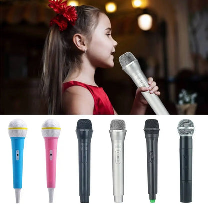 Party Practice Microphone Microphone Prop Simulate Speech Prop Toy Fake Microphone Karaoke Stage Costume Prop Microphone Play