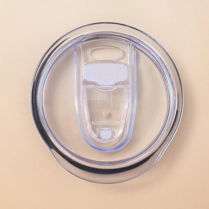 12oz 16oz 20oz 30oz Slim Straight Cup Push Lid Sealed Leak-proof Transparent Slide Lid Simple Car Cup Lid Wholesale Tapa De Taza