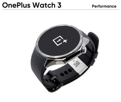 2025 New OnePlus Watch 3 Global Version Smart Watch 1.50 inches AMOLED 32GB Memory Snapdragon W5 Wear OS by Google NFC IP68 5ATM