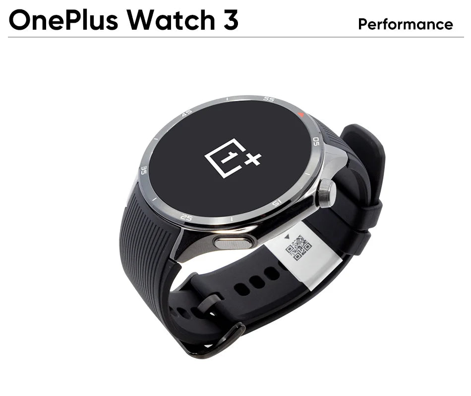 2025 New OnePlus Watch 3 Global Version Smart Watch 1.50 inches AMOLED 32GB Memory Snapdragon W5 Wear OS by Google NFC IP68 5ATM