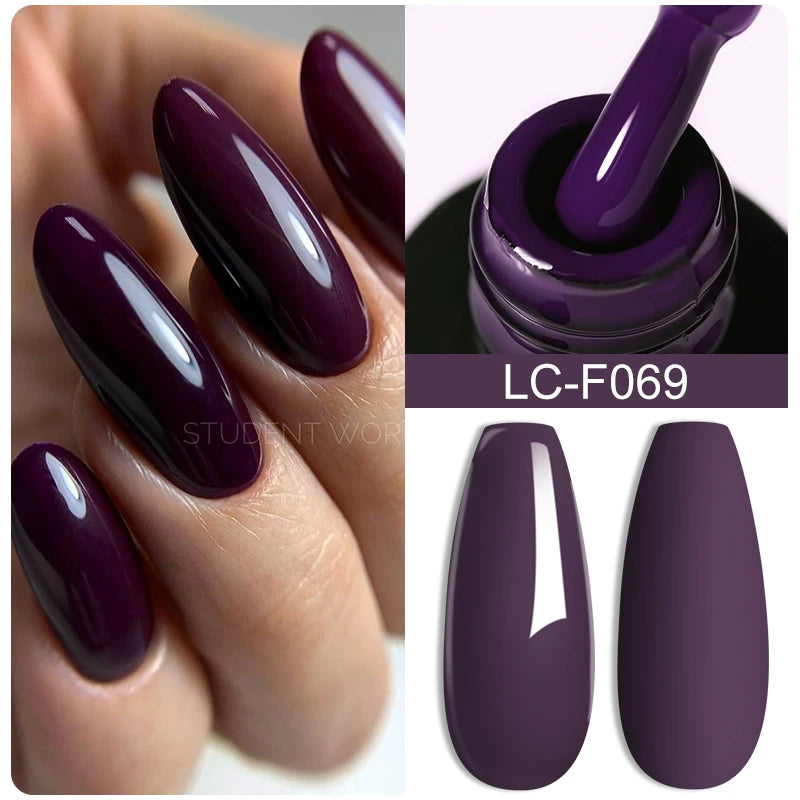 LILYCUTE 7ml White Color Gel Nail Polish Semi Permanent UV Gel Polish Gorgeous Full Coverage Soak Off UV LED Nail Gel Varnishes