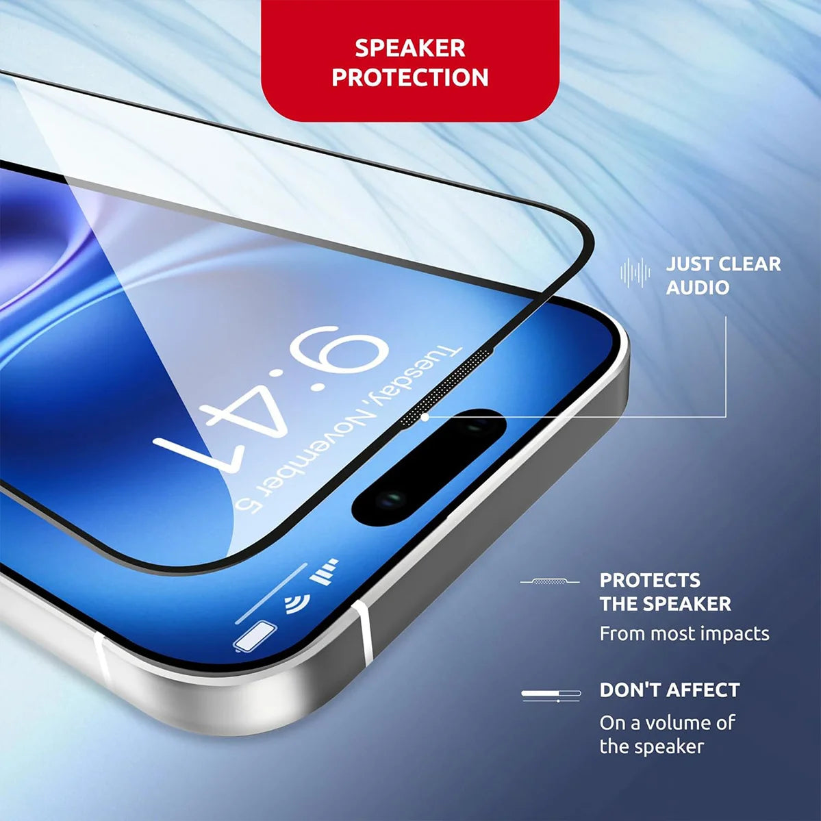 Tempered Glass 1-5Pcs for iPhone 17/16/15/14/13/12/11 Pro Max X/XS/XR/14/15/16/17 Plus - HD Screen Protector