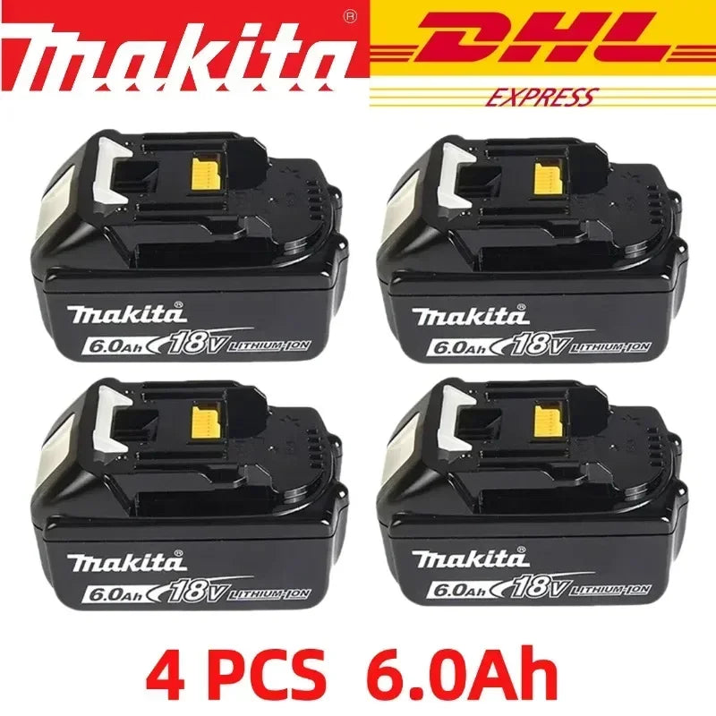 Original Makita 6Ah/5Ah for Makita 18V Battery BL1830B BL1850B BL1850 BL1840 BL1860 BL1815 Replacement Lithium Battery