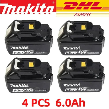 Original Makita 6Ah/5Ah for Makita 18V Battery BL1830B BL1850B BL1850 BL1840 BL1860 BL1815 Replacement Lithium Battery