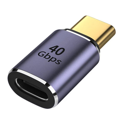 USB4.0 40Gbps OTG C-type 90 degree Adapter 100W 5A USB C to Type C Fast Charging Converter USB C Data Adapter For Macbook 8K60HZ