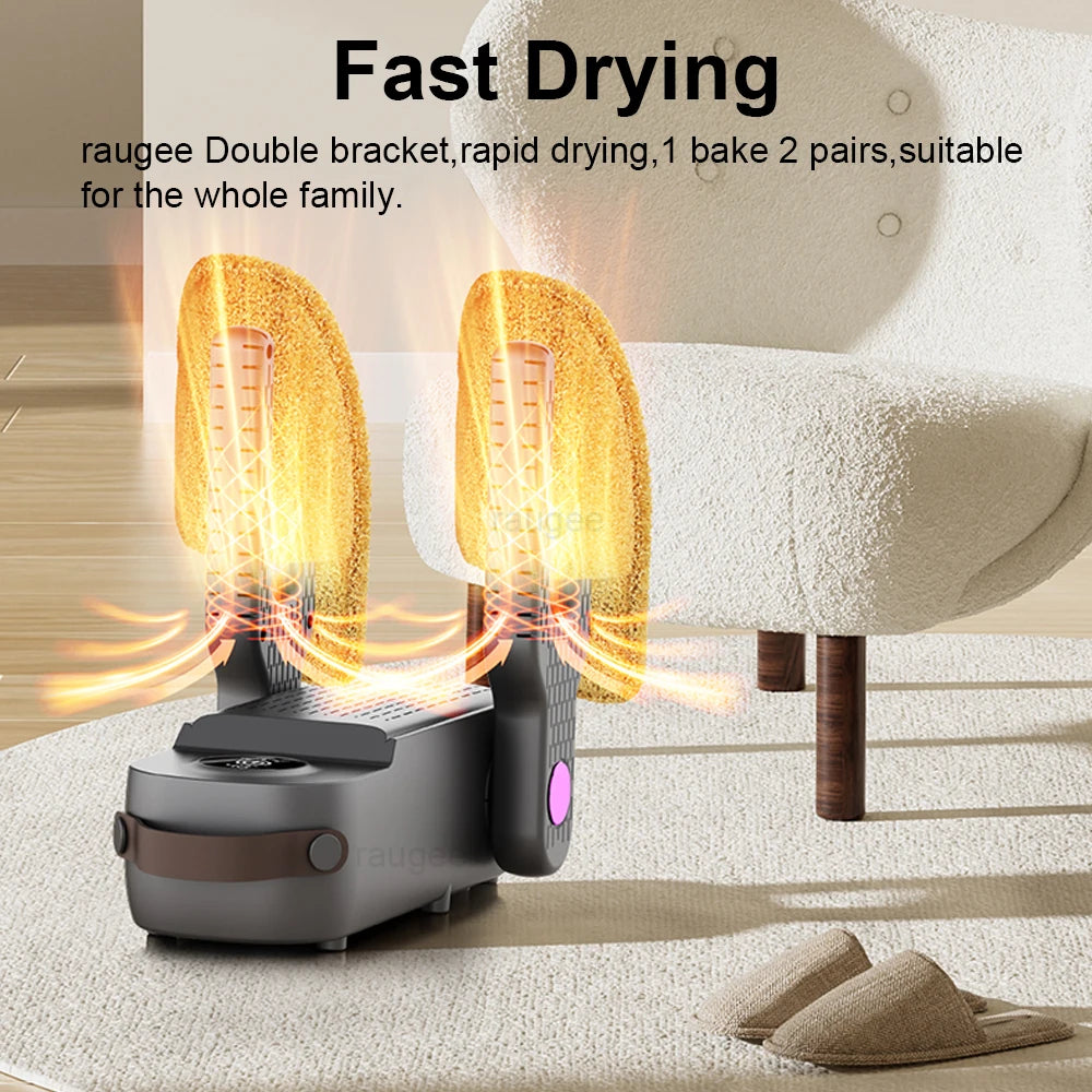 Shoe Dryer Smart Footwear Dryer Fast Drying Deodorizing Sterilizing Household Shoe Warmer with Heater Foldable Dry Sterilizer