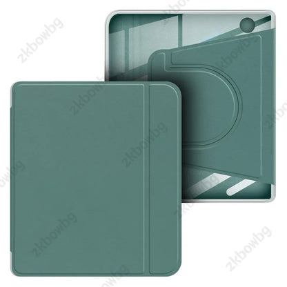 Magnetic Detachable for KOBO Libra Colour/Libra 2 N428 N418 7'' Ebook Case 360° Rotatable 2-in-1 Acrylic PU Leather Stand Cover