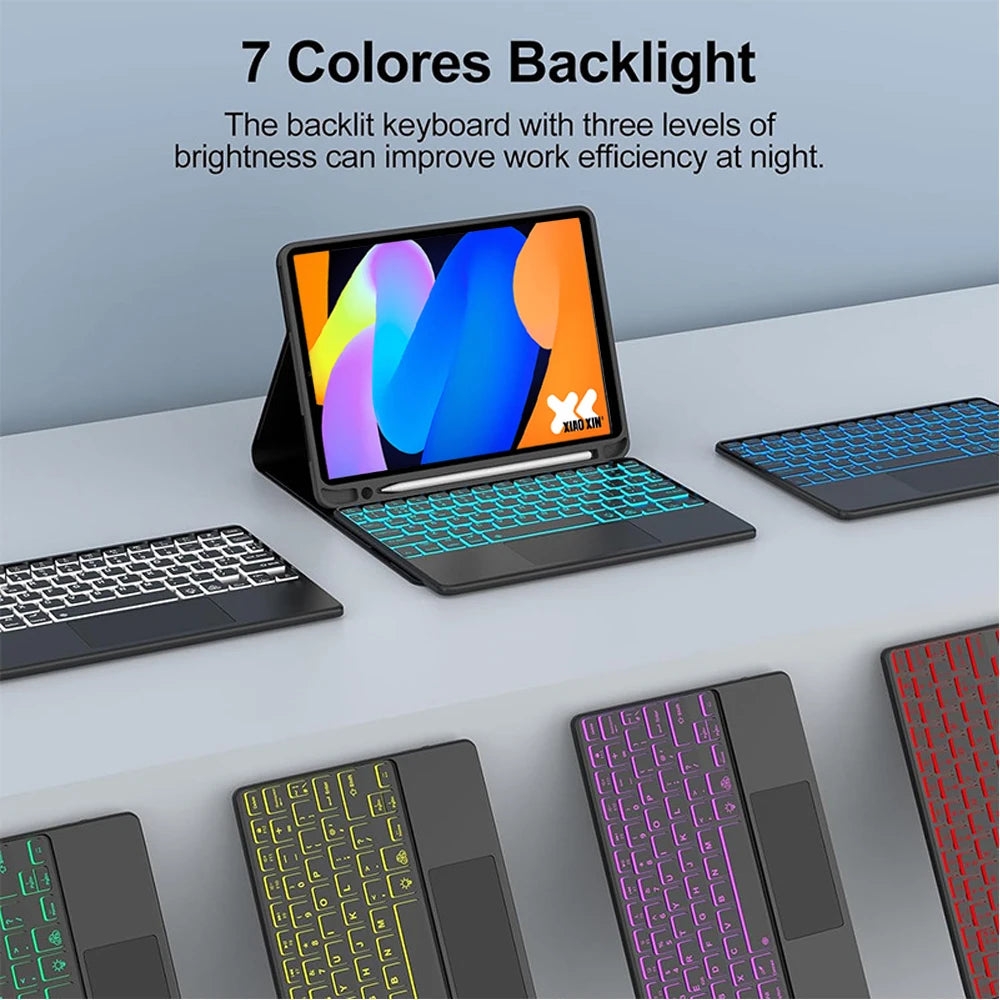 Tablet Case for Lenovo Xiaoxin Pad 11 lnch 2024 2025,Detachable  Keyboard Case for Lenovo Tab M11 / Idea Tab 11" with Pen Slot