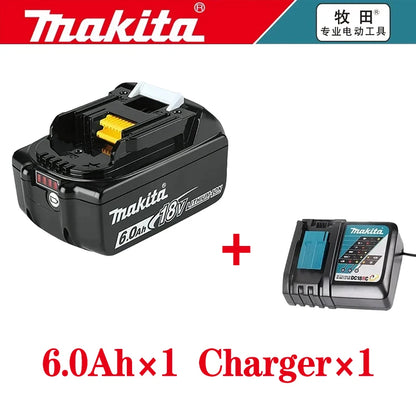 100% Original Makita battery, 18V 5.0Ah 6.0Ah 9.0Ah rechargeable battery, replacing Makita BL1830 BL1840 BL1850 BL1860B