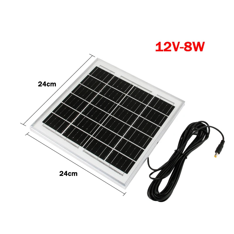 Solar 12V Exhaust Fan Air Blower High Speed Ventilator Energy-saving Anti-Mosquito Design Kitchen Bathroom Chicken/Duck Coop