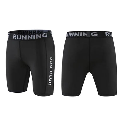 Sports Fitness Pants Men Gym Shorts Workout Tights Running Training Bottoming Shorts Compression Leggings Basketball Sportswear