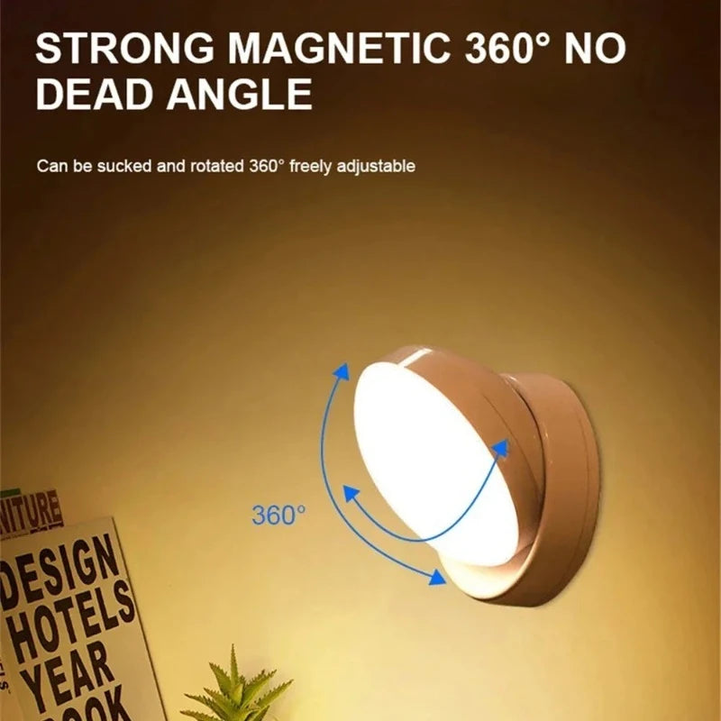LED Night Light USB Charging Intelligent Human Induction for Bedside Cabinet Home Wardrobe Lighting Motion Sensor Light Led Lamp