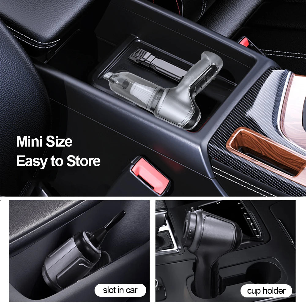 Car Vacuum Cleaner 95000PA High Power Wireless Handheld Vacuum Cleaner Cordless Powerful Hand Vacuum Cleaner Blower for Car Home