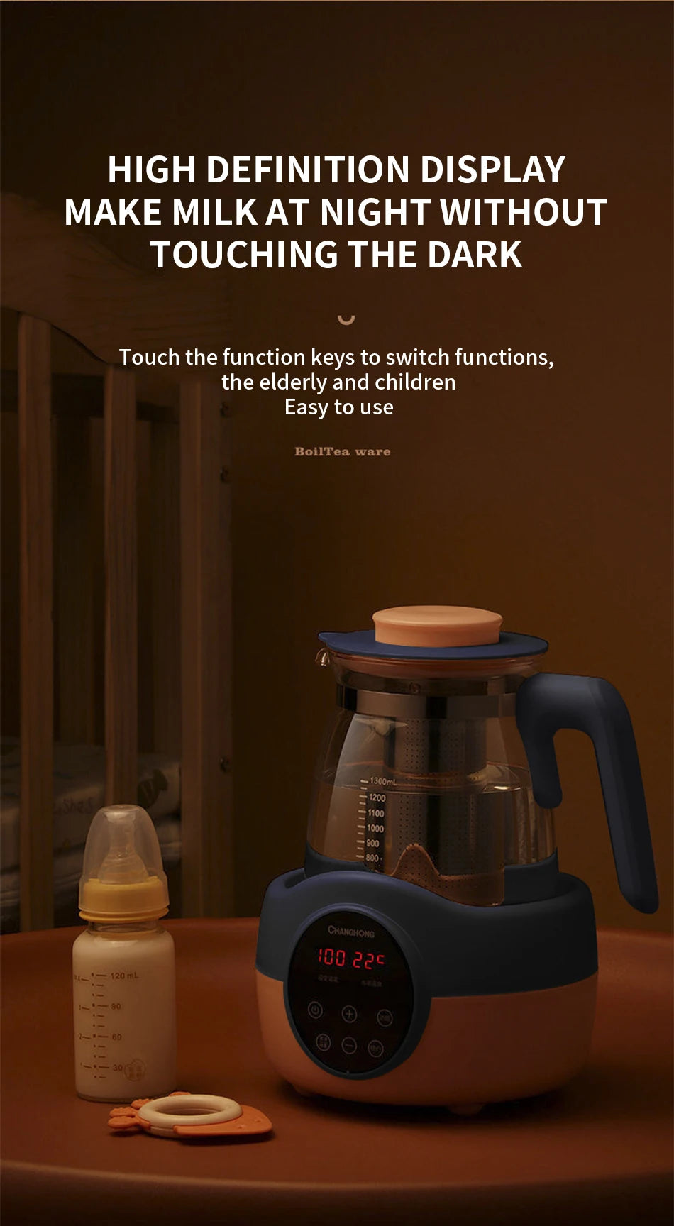 Baby constant temperature hot water kettle,household milk boiling machine,boiling water,keeping warm,and soaking milk powder