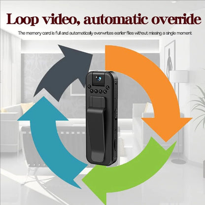 1080P HD Mini Camera Portable Small Digital Video Recorder Surveillance Camcorder Night Vision Video Police BodyCam Infrared