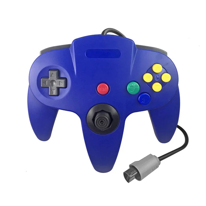 Wired Transparent Gaming Joystick for N64 Gamepad Game Controller for N64 Console