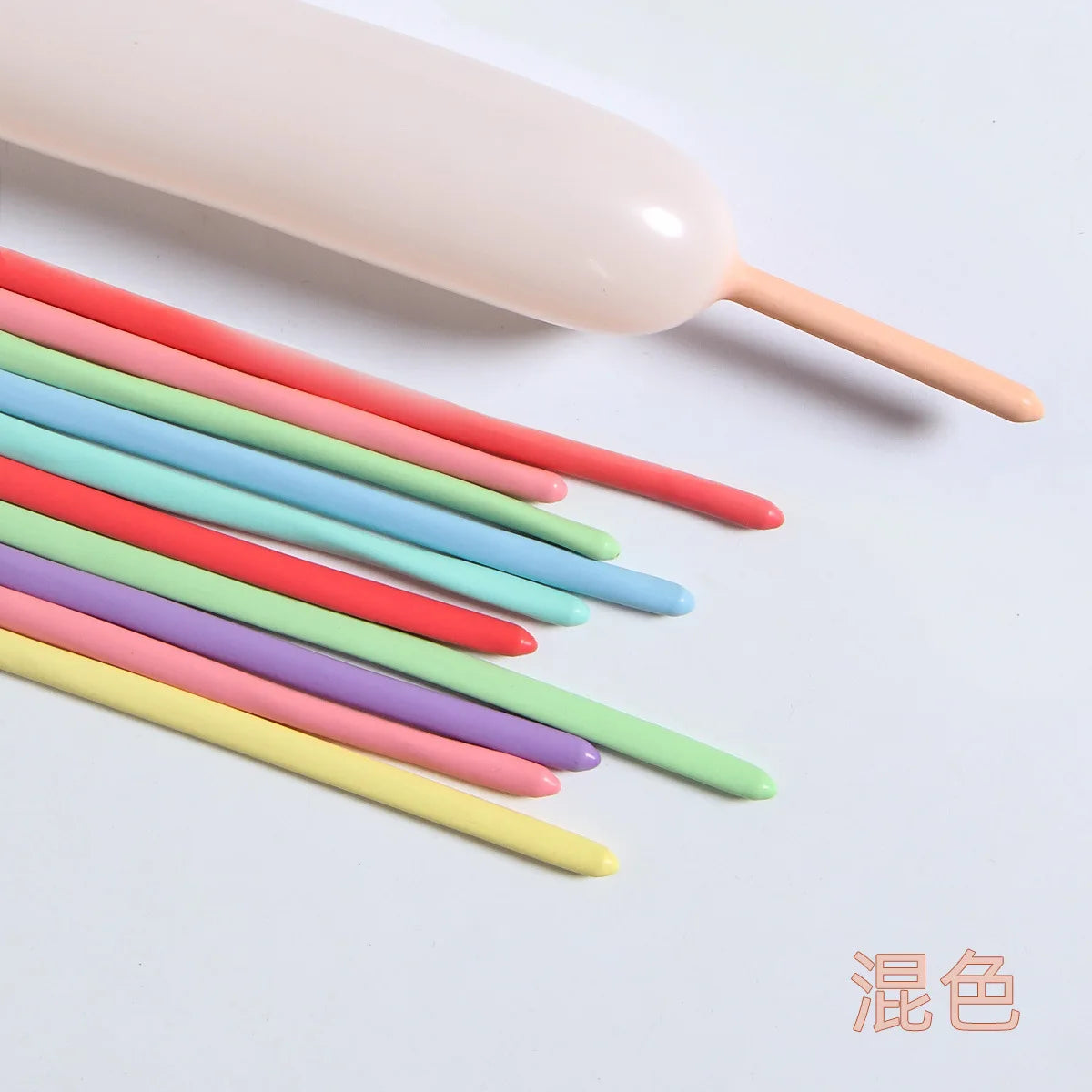 100pcs Thickening Long Balloons for Tying Arch Twisting Latex Modeling Skinny Birthday Balloon for Kids Party Wedding Decoartion