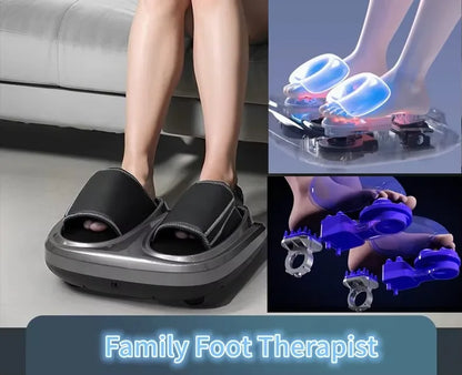 3D Shiatsu Foot Massager Machine with Kneading Heating Calf Massage Ideal Gift for Mom Dad Friends Christmas Mother's Day Gift (