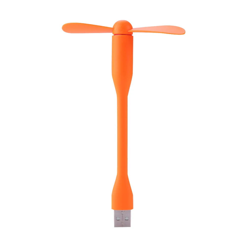 Mini USB Fan Flexible Bendable Cooling Fan For Power Bank Laptop PC AC Charger Portable Hand Fan Computer Summer Gadget