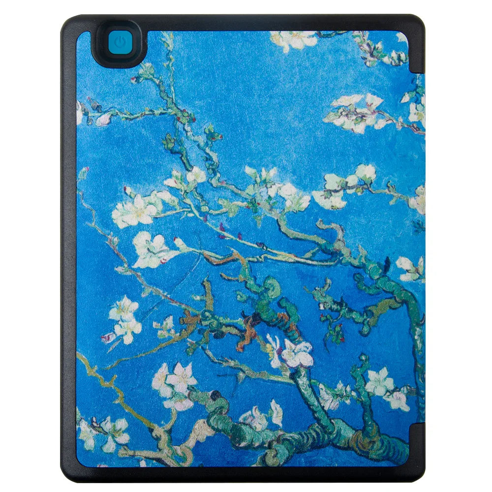 Leather Case for KOBO AURA  H2O EDITION 2 6.8 Inch eReader Funda Capa Slim Folio Magnetic Auto Wake Sleep Ebook Print Book Cover