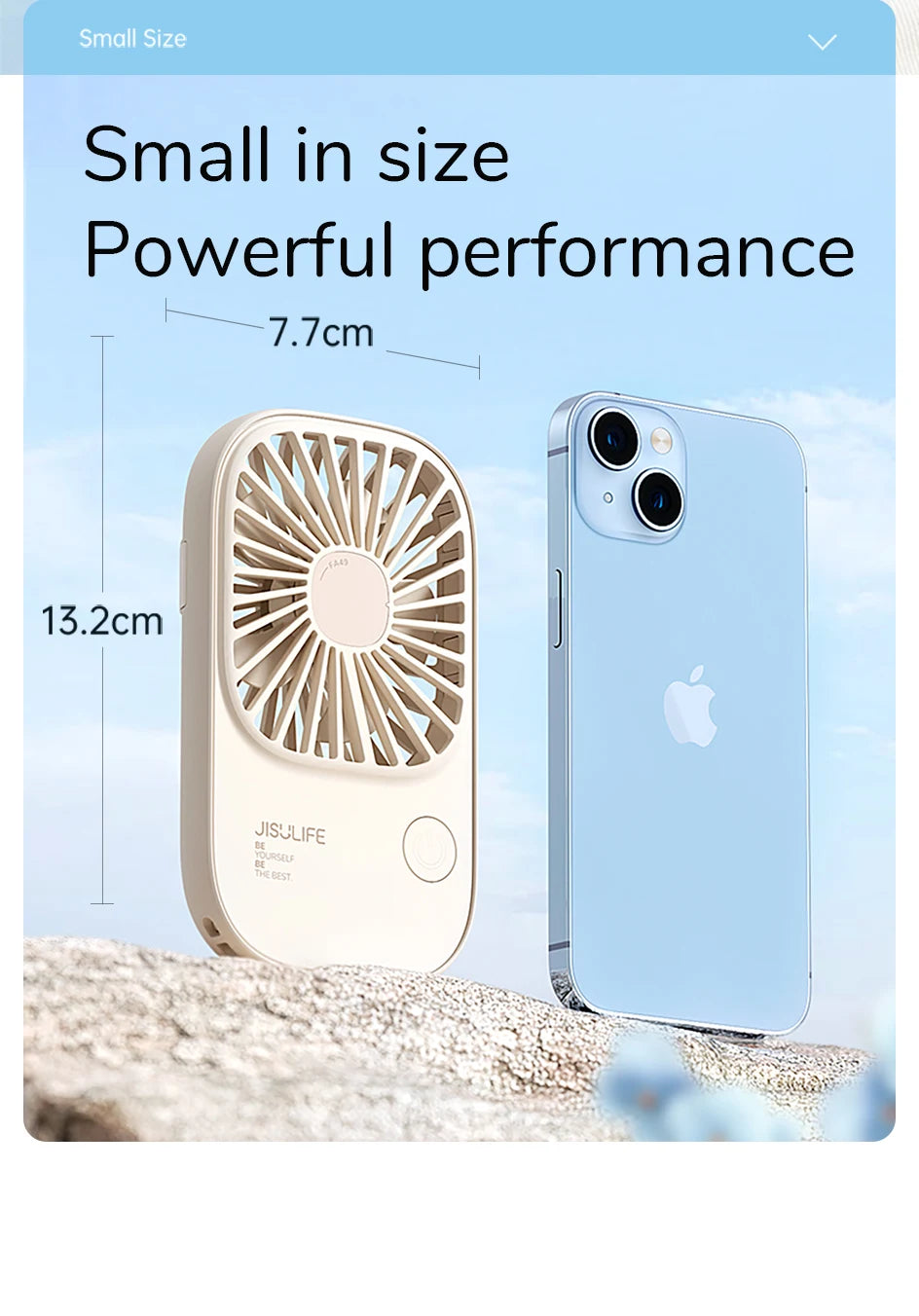 JISULIFE Mini Handheld Fan Portable Fan, Small Desk Fan with Bracket, USB Rechargeable Lash Fans,Eyelash Makeup Fan