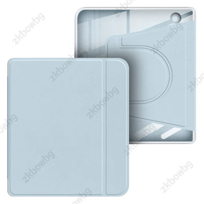 Magnetic Detachable for KOBO Libra Colour/Libra 2 N428 N418 7'' Ebook Case 360° Rotatable 2-in-1 Acrylic PU Leather Stand Cover