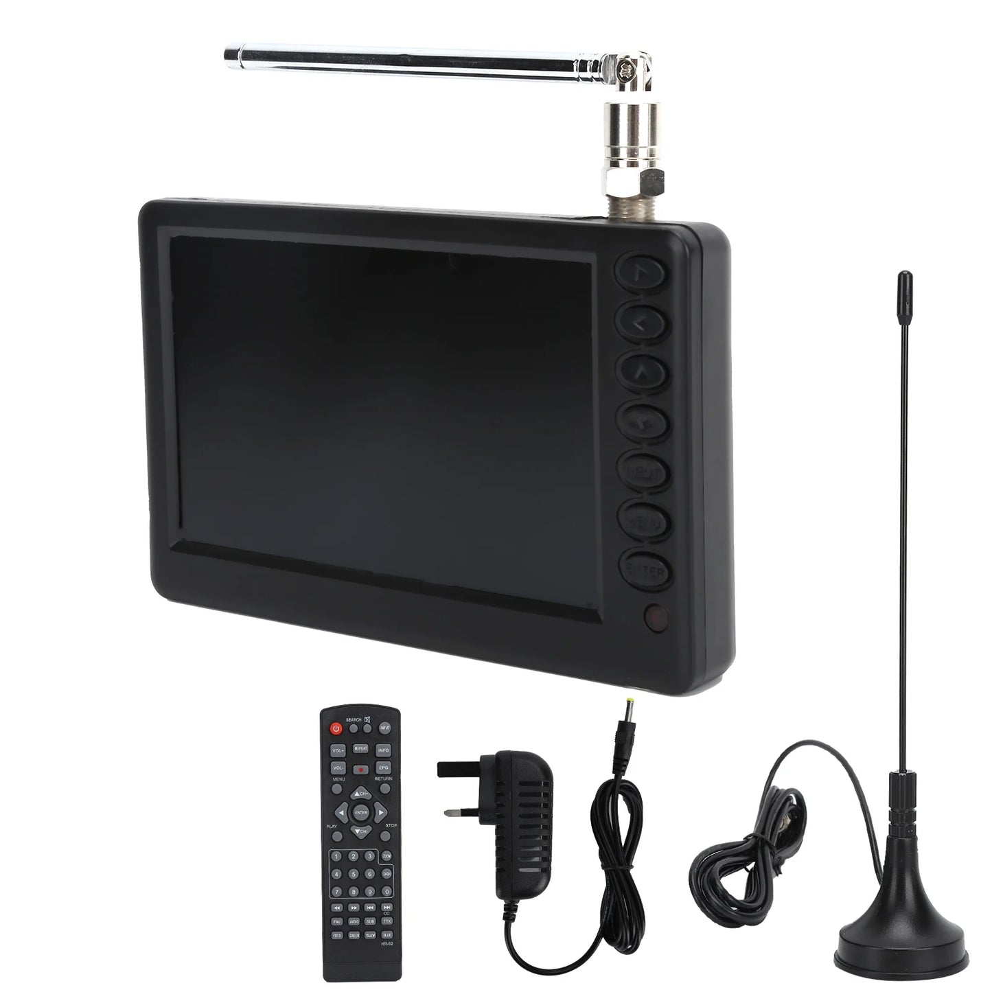LEADSTAR 5 Inch Digital Television Portable Digital TV for Car Camping Kitchen 110‑ Mini TV Portable Digital TV Portable TV