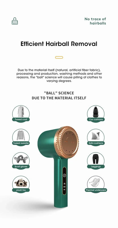 Portable Electric Pellets Lint Remover USB Rechargeable Clothes Sweater Shaver for Hair Ball Removal Plush Clothing Razor