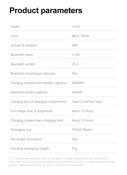 Smart AI Translation Headset True Wireless Sports Long-lasting Bluetooth Headset Stereo Sound Semi-in-ear Air Conduction Headset