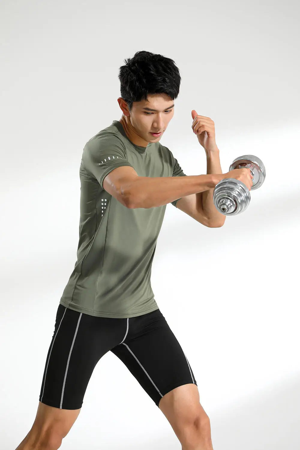 Sports Fitness Pants Men Gym Shorts Workout Tights Running Training Bottoming Shorts Compression Leggings Basketball Sportswear