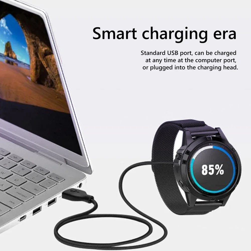 New For Garmin Fenix 7 7S 7X 6 6S 6X 5 5X 5S Vivoactive 3 Forerunner 945 935 245 Instinct 2 USB Charging Cable Data Cord Charger