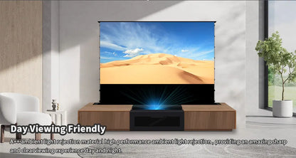 100-120inch Motorized Projection Smart UST Laser Projector Cabinet Living Room Integrated UST Projector Cabinet for Home Theater