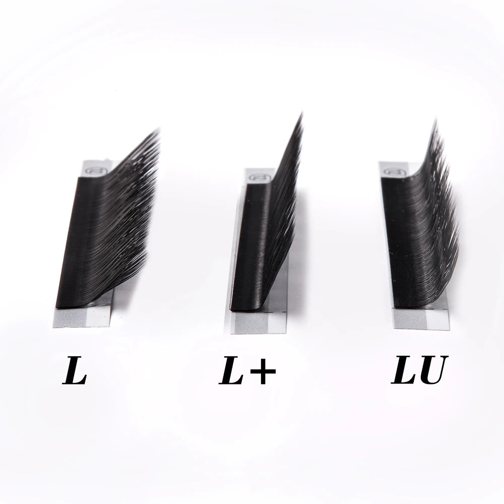 Yelix L Curl Lash Extension 8-15mm MIX Matte Mink Eyelashes Extension Individual Eyelashes L+/LU/M Curl Makeup False Lashes