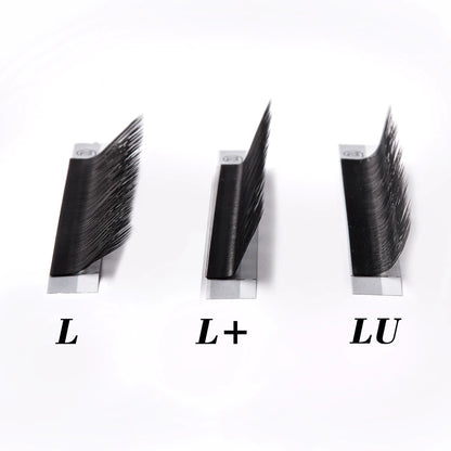 Yelix L Curl Lash Extension 8-15mm MIX Matte Mink Eyelashes Extension Individual Eyelashes L+/LU/M Curl Makeup False Lashes