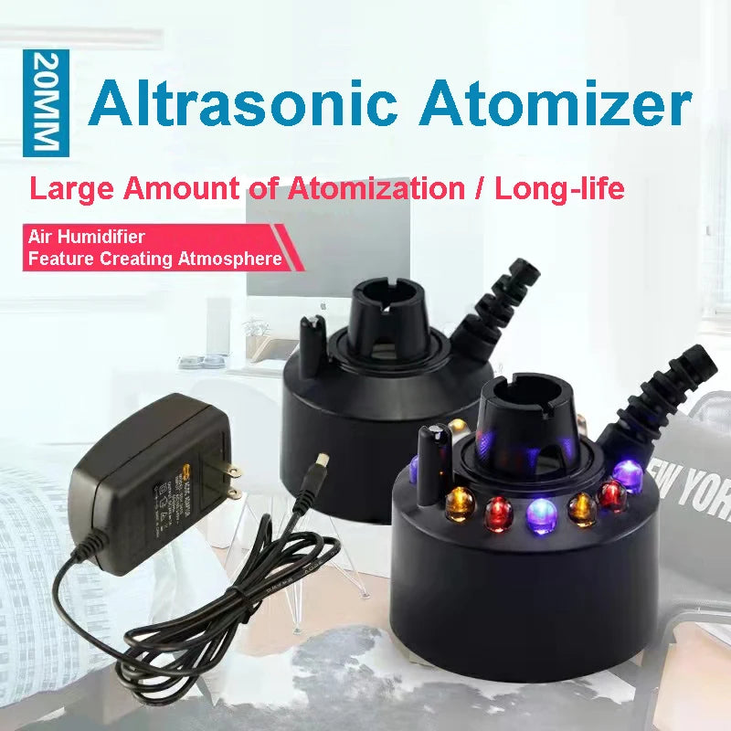 Industrial Incubator humidifier AC100-240V Ultrasonic Mist Maker Fogger Water Fountain Pond Atomizer Air Humidifier 4.8