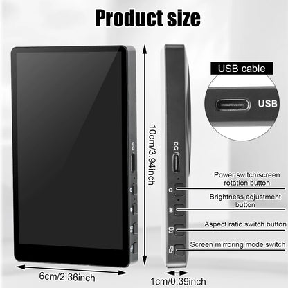 Wireless Vlog Mobile magnetic selfie screen using phone rear camera for Selfie Vlog or Live Stream Compatible.