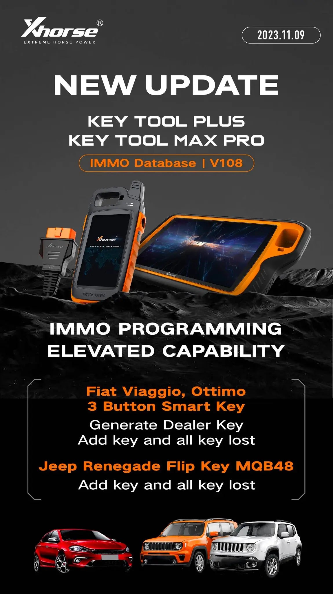 Xhorse VVDI Key Tool Max Pro with MINI OBD Tool Function Work with DOLPHIN XP-005, XP005L, Condor MINI Plus, MINI Plus II
