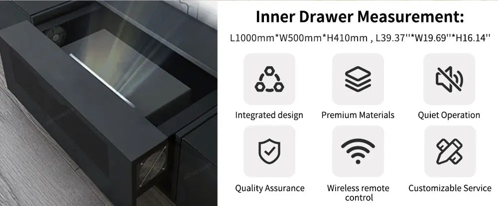 100-120inch Motorized Projection Smart UST Laser Projector Cabinet Living Room Integrated UST Projector Cabinet for Home Theater