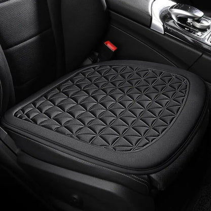 3D Suspended  Car Seat Cushion with Embossed Pattern,Separate Bottom Seat Cushion and Back Cushion Fit for Most Cars