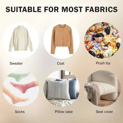 Rechargeable electric hair remover and portable shaver, suitable for clothing, furniture, and carpets.
