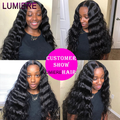 Loose Deep Wave Bundles 100% Virgin Raw Brazilian Human Hair Weave 1/3/4   Bundle Deals Hair Extension Double Weft Wholeasle 30"