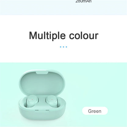A6S Wireless Bluetooth Earphones - Sport Touch Control Headset With LED Display Stereo Sound For Xiaomi Huawei
