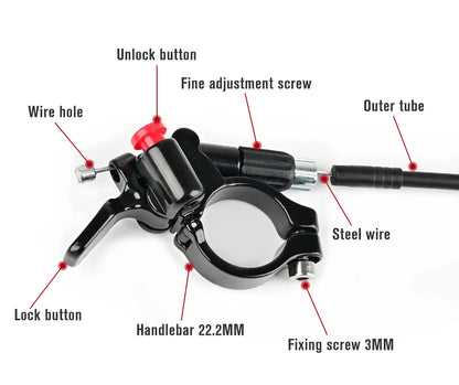Remote lock wire controller Lever With MTB Mountain Bike Bicycle Parts SR ST Cable for XCR XCM EPIXON EPICON Suspension Forks