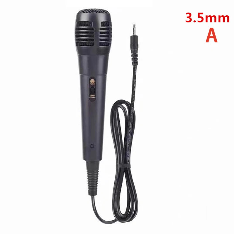 Professional Wired Dynamic Microphone Vocal Mic For Karaoke Recording 6.35mm/3.5mm Voice Tube Handheld Microphone KTV Microphone