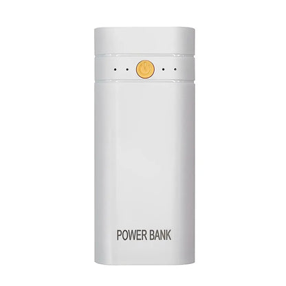 Portable 18650 Battery Charger Case 2 x 18650 DIY Power Bank Box Kit USB Output Ports 3.7V Plastic Mobile Power Supply Housing