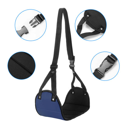 1Pcs Hot-Selling Portable Lazy Man Travel Footrest Adjustable Strap Foot Hammock Flight Bus Office Carry-on Feet Mat Accessories