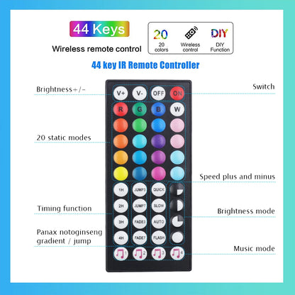 5V USB RGB COB LED Strip Light Bluetooth APP Control Music Sync 576LEDs/m High Density Flexible Ribbon RGB Tape TV Backlight