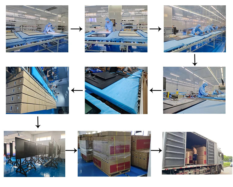 Floor Standing Smart Tv Smart Display Touch Screen 21.5/32 Inch Touch Screen Rotatable Portable Tv for Fitness Game Meeting
