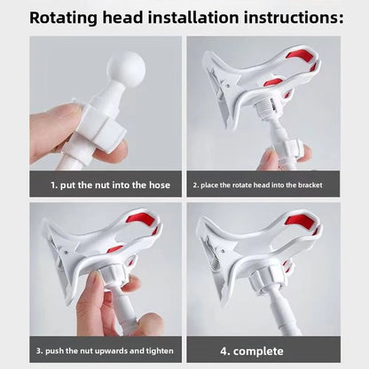 New 360 Rotating Lazy Phone Holder Universal Adjustable Desktop Phone Clip Flexible with Handle Bed Desktop Mount Bracket