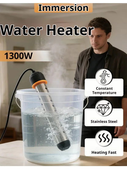 Pool Heater Water Heating Boiler Swimming Solar Bath Tub Immersion Portable Hot Fast Automatic Power Off Intelligent 1500W/2500W